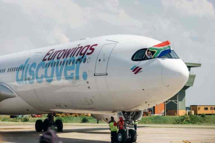 , aviation: Eurowings Discover landed for the first time at Kruger Mpumalanga International Airport