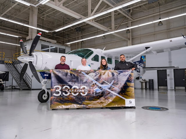 , Aérien: Textron Aviation livre le 3 000e avion de la famille Cessna Caravan…