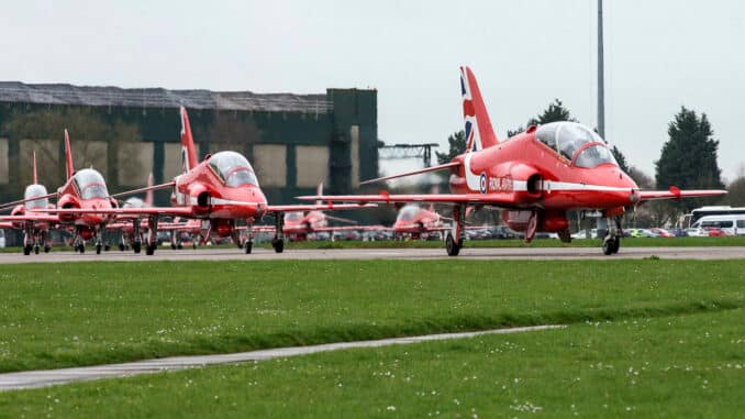 RAF-Scampton-Red-Flèches