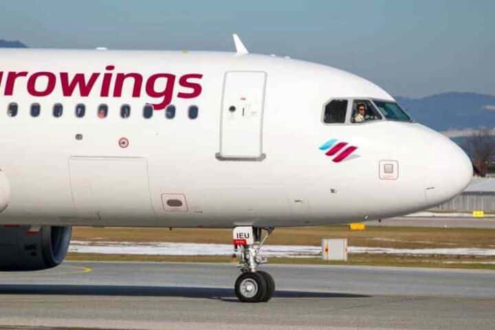 , aviation: Eurowings flight to Graz