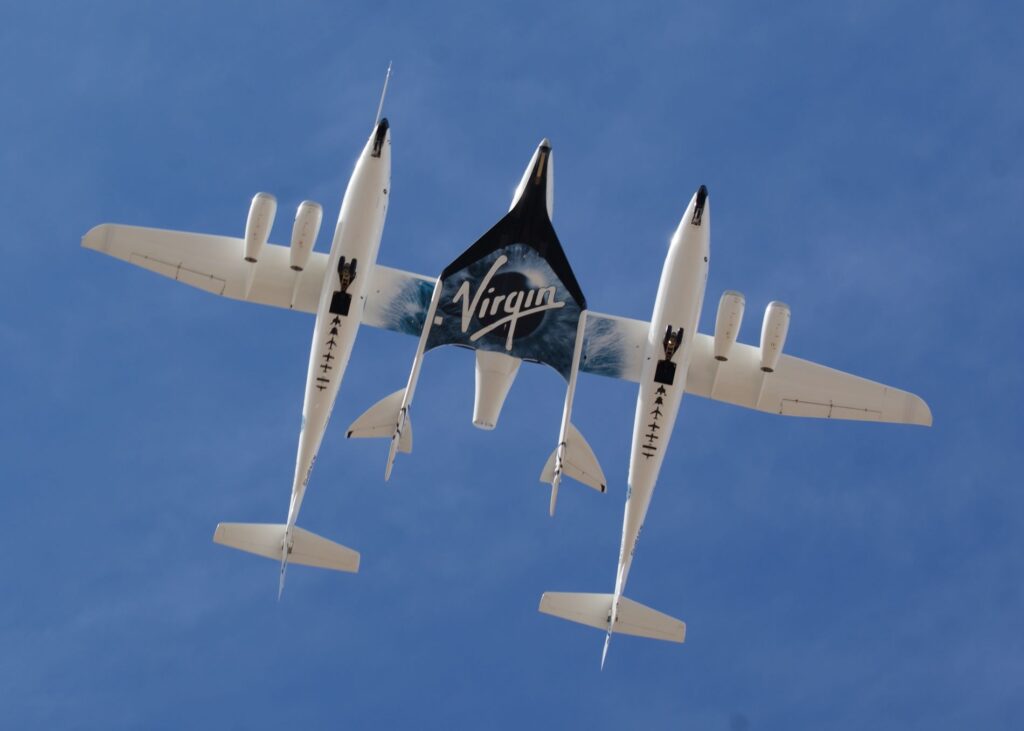 Virgin Galactic VMS Eve avec SpaceShipTwo
