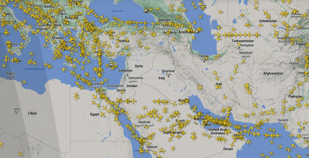 , Aéronautique: Perturbations majeures de l&rsquo;espace aérien au Moyen-Orient en raison du conflit Iran-Israël